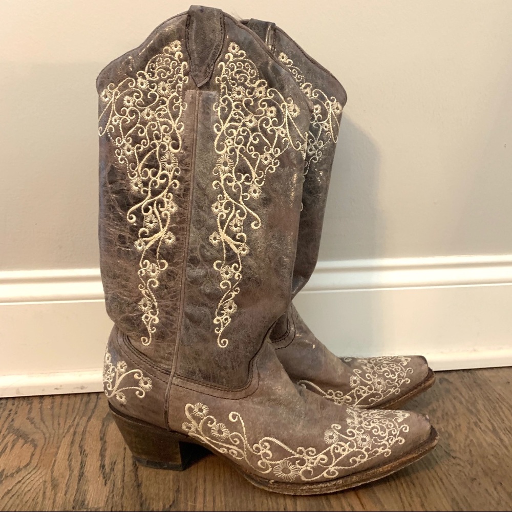 gray corral boots